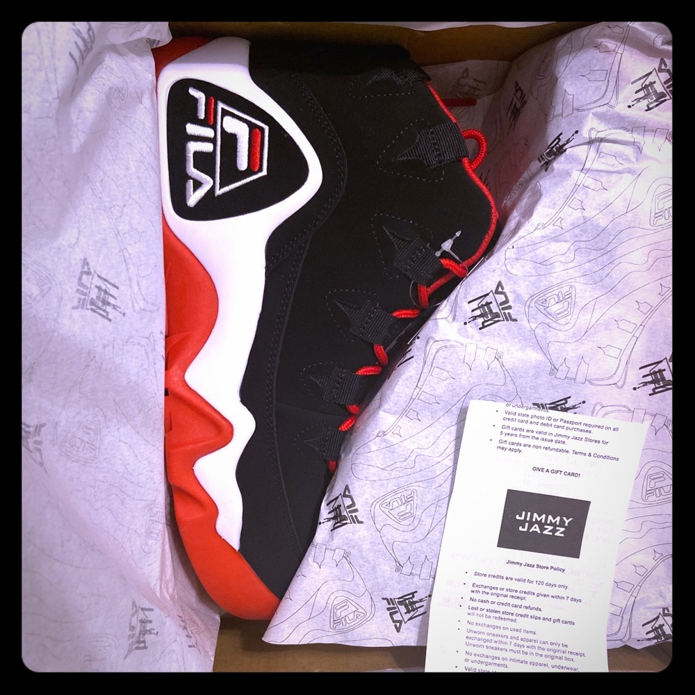 COPY - Black white and red FILA  Grant Hill 1